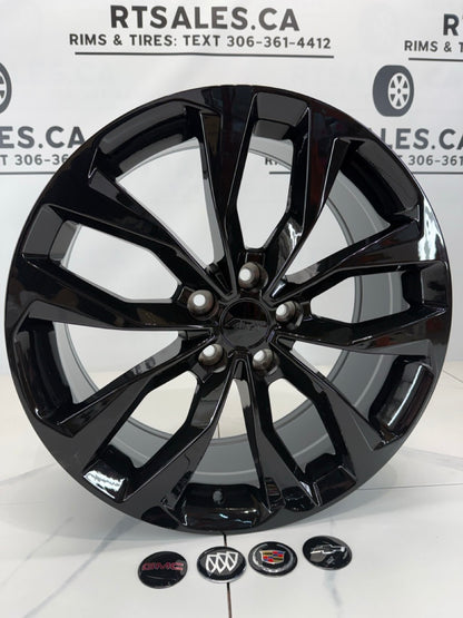 5x115 Black RT Rims - 17", 18", or 19"