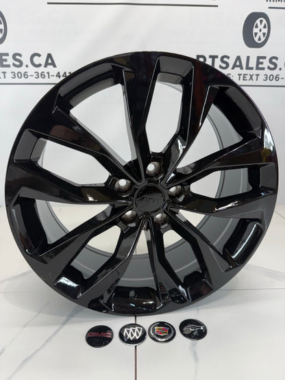 5x115 Black RT Rims - 17", 18", or 19"