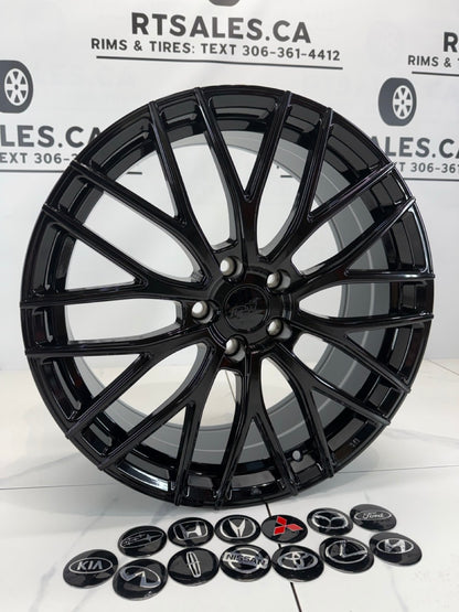 Dai Rims 5x114.3 Gloss Black - 17", 18", & 19"