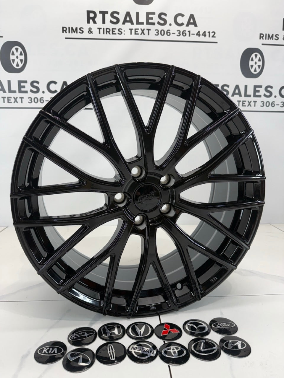 Dai Rims 5x114.3 Gloss Black - 17", 18", & 19"