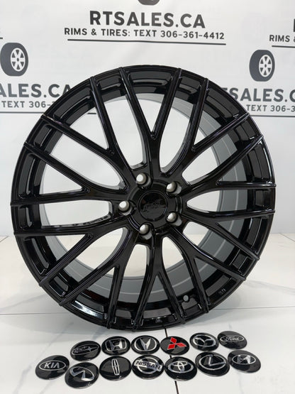 Dai Rims 5x114.3 Gloss Black - 17", 18", & 19"