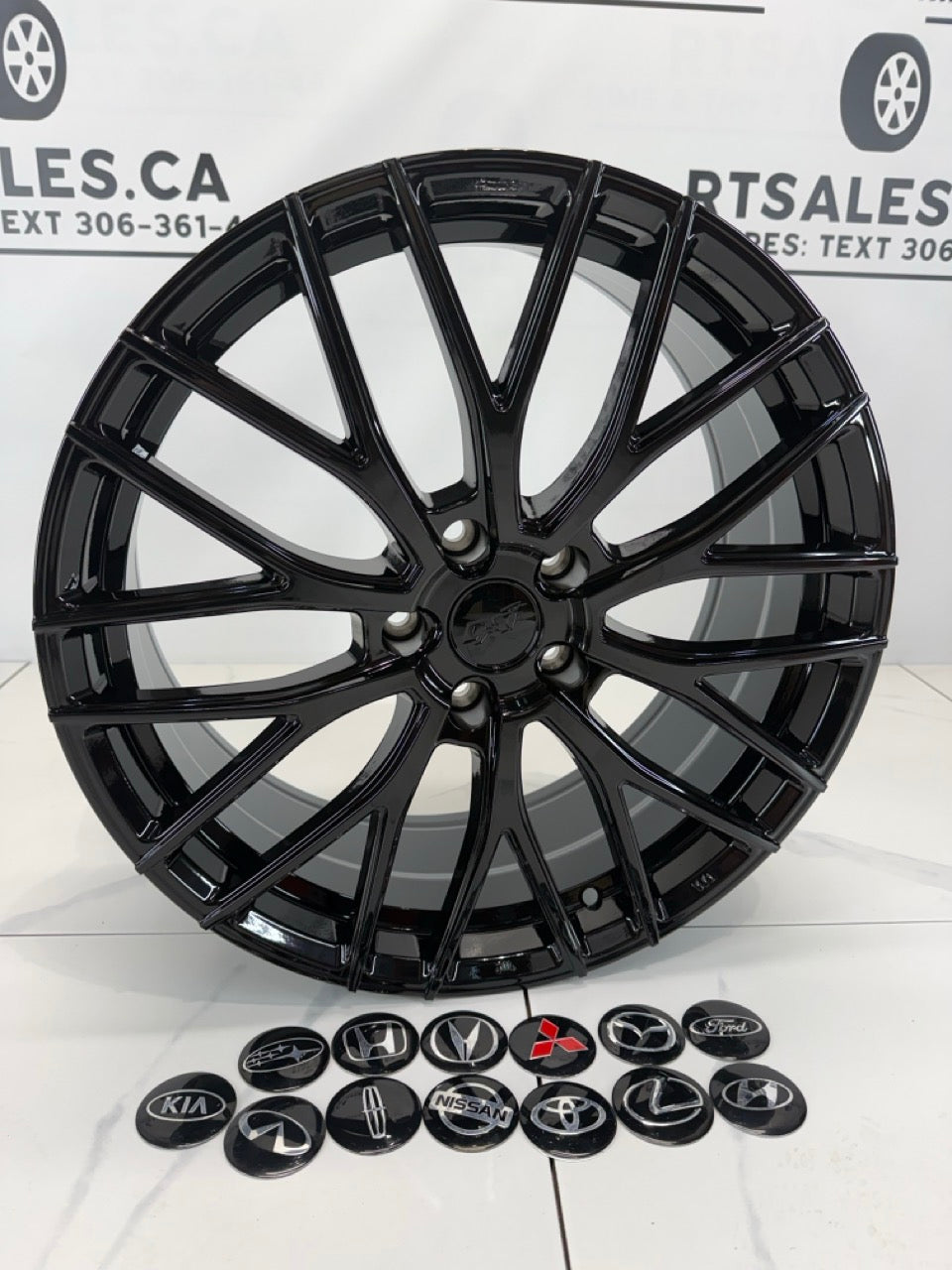 Dai Rims 5x114.3 Gloss Black - 17", 18", & 19"