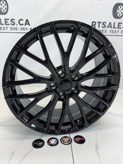 17x7 Dai Rims 5x115 Gloss Black
