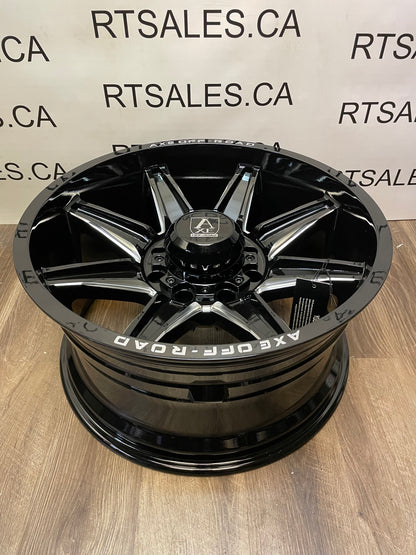 20x10 Axe Off-Road Artemis Rims 8x170