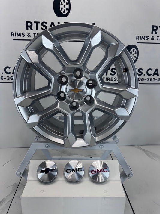 18x8.5 GM GMC CHEVY FACTORY OEM Rims 6x139.7 (Takeoffs)