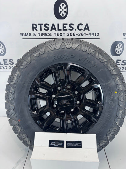 275/70/18 Amp tires Rims 8x180. GMC Chevy 2500 3500