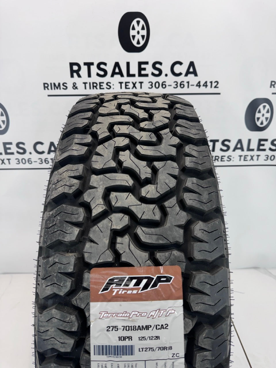 275/70/18 Amp tires Rims 8x180. GMC Chevy 2500 3500