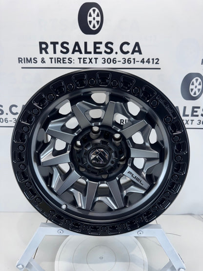 17x8.5 Fuel Covert Rims 6x139.7