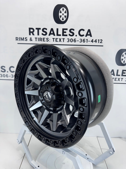 17x8.5 Fuel Covert Rims 6x139.7