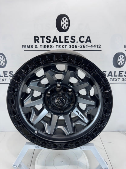 18x9 Fuel Covert Rims 6x139.7 Gunmetal