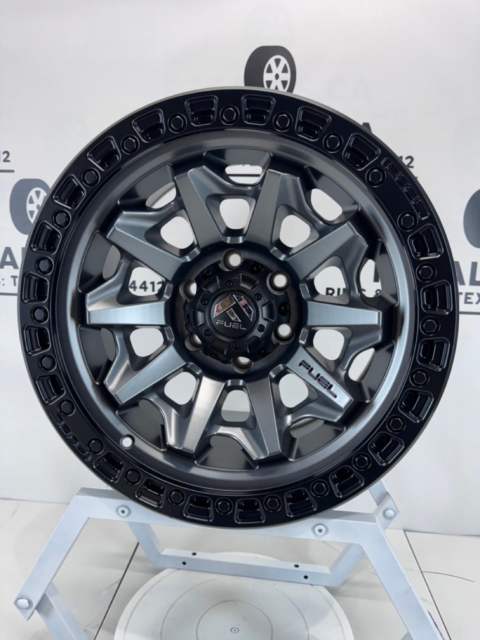 18x9 Fuel Covert Rims 6x139.7 Gunmetal