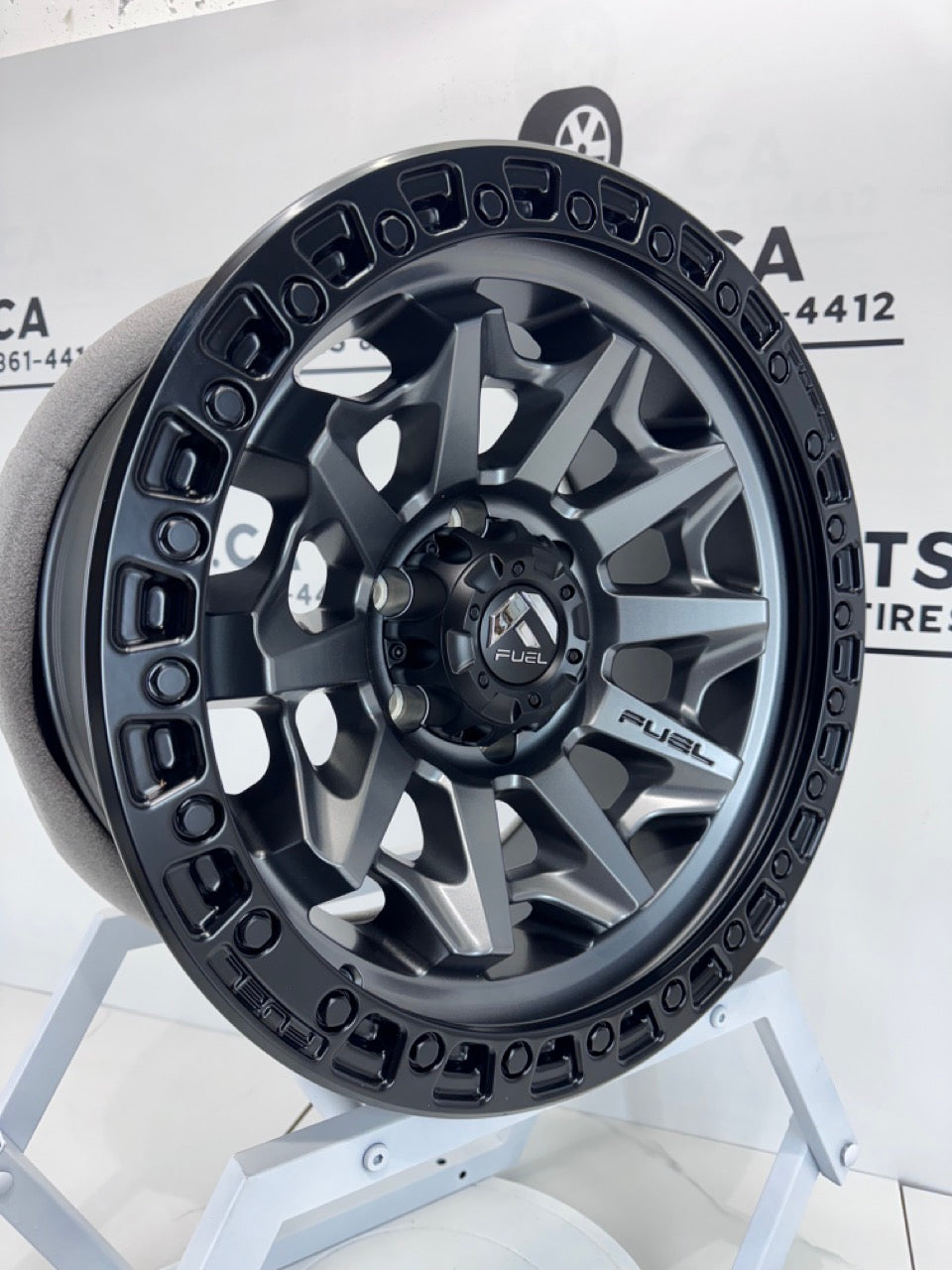 18x9 Fuel Covert Rims 6x139.7 Gunmetal