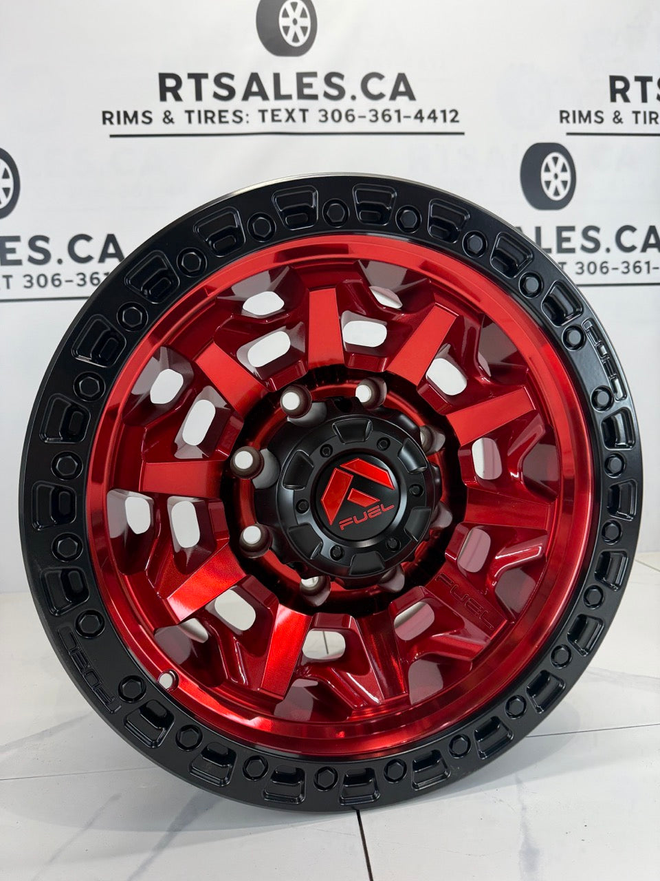 18x9 Fuel Covert Rims 8x180