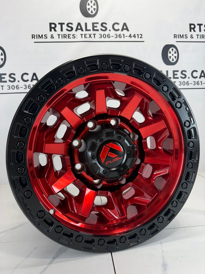 18x9 Fuel Covert Rims 8x180