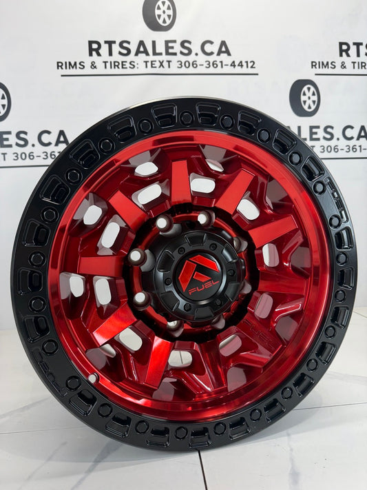 18x9 Fuel Covert Rims 8x180