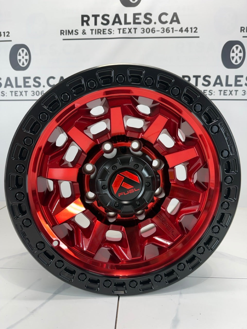 18x9 Fuel Covert Rims 8x180