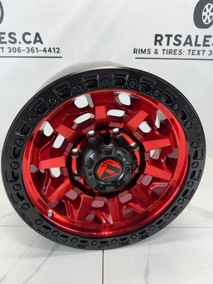 18x9 Fuel Covert Rims 8x180