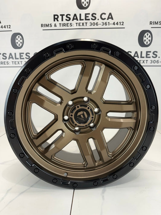 20x9 Fuel Ammo Rims 6x139.7 Bronze