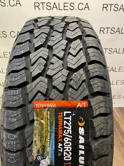 LT 275/60/20 10 PLY Sailun TERRAMAX 3PMS A/T E All Weather Tires - R&T Sales 