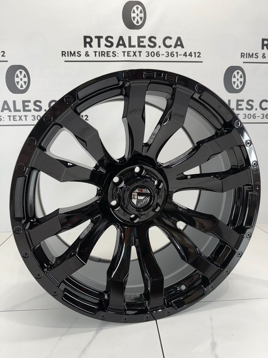 22x10 Fuel Blitz Rims 6x135