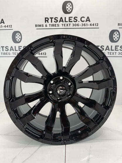 22x12 Fuel Blitz Rims 8x170