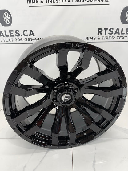 22x12 Fuel Blitz Rims 8x170
