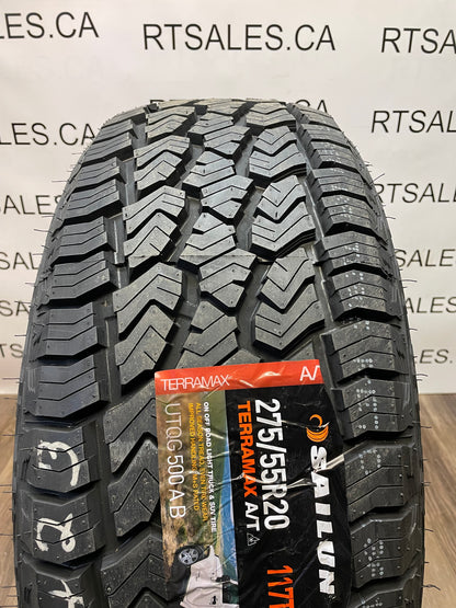 275/55/20 Sailun TERRAMAX 3PMS A/T XL All Weather Tires - R&T Sales 