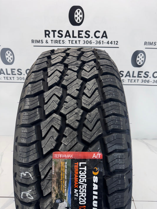 LT 305/55/20 Sailun TERRAMAX 3PMS A/T E All Weather Tires