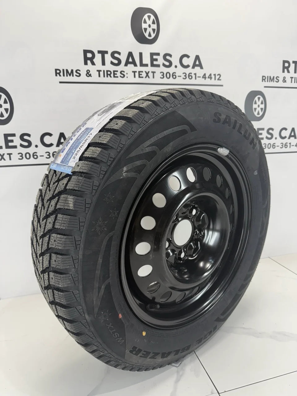 Sailun Ice Blazer WSTX Winter Tires on 17" or 18" Steel Rims 5x120