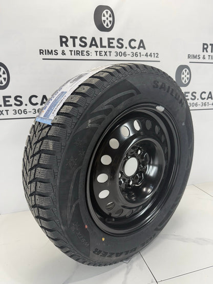 Sailun Ice Blazer winter tires on black steel rims - R&T Sales