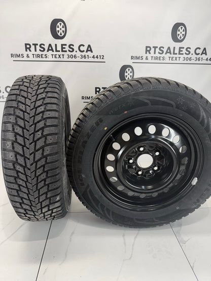 Sailun Ice Blazer winter tires on black steel rims - R&T Sales