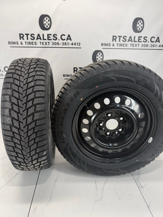 Sailun Ice Blazer winter tires on black steel rims - R&T Sales