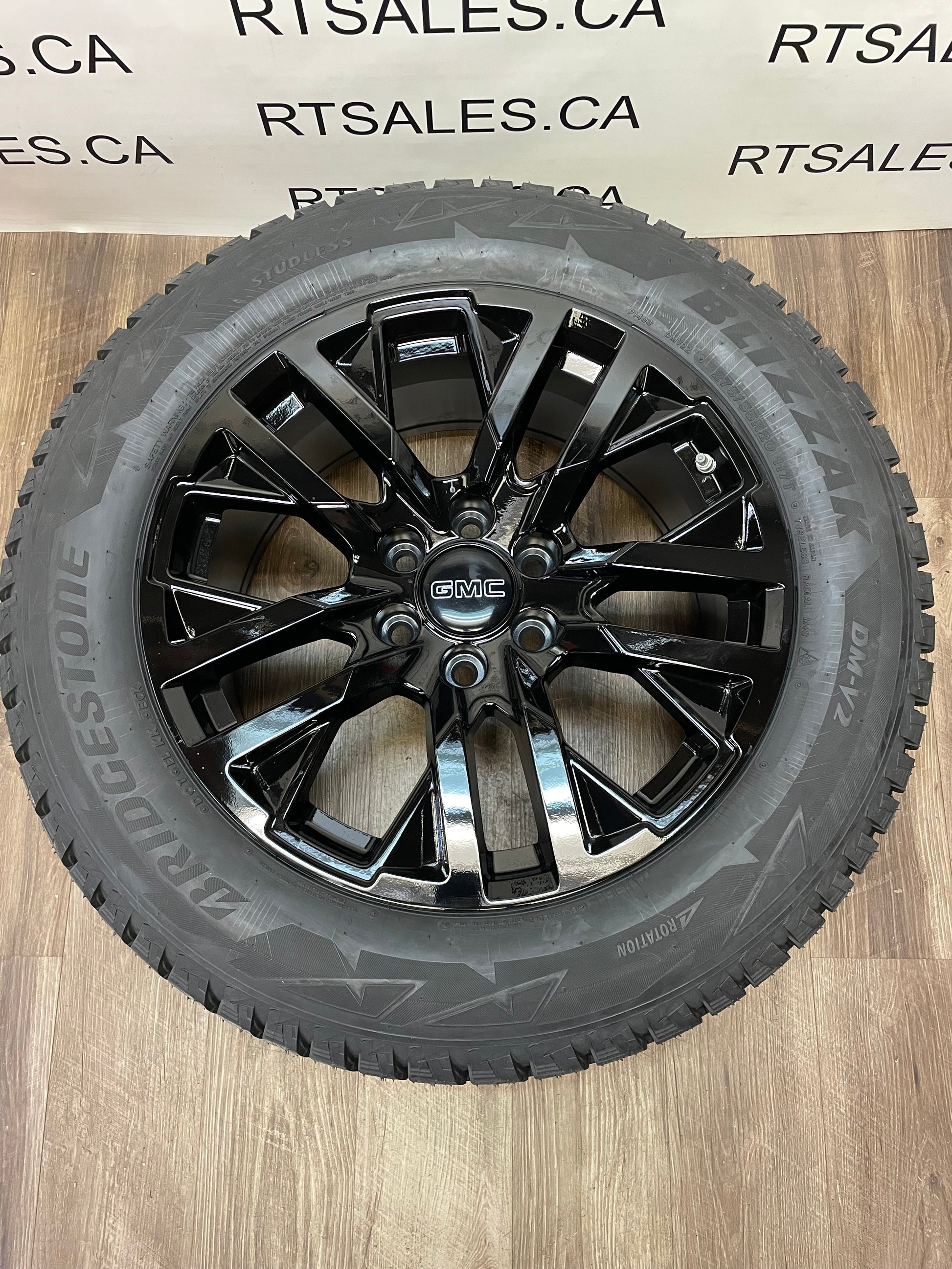 275/55/20 Bridgestone Winter tires on rims Chevy GMC 1500 - R&T Sales 