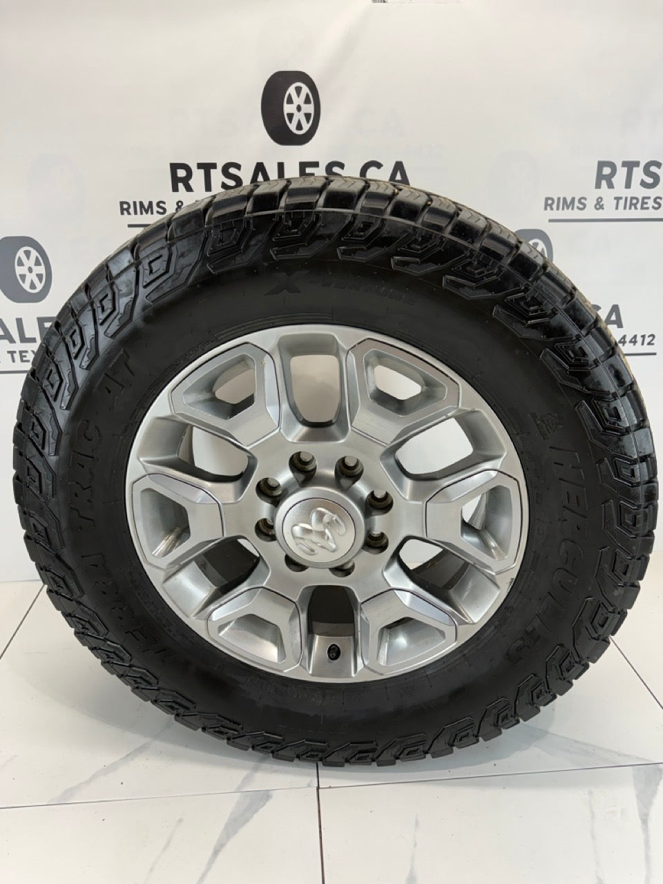 LT 35x12.5x20 Hercules Tires on 20" Rims 8x165 (Used)