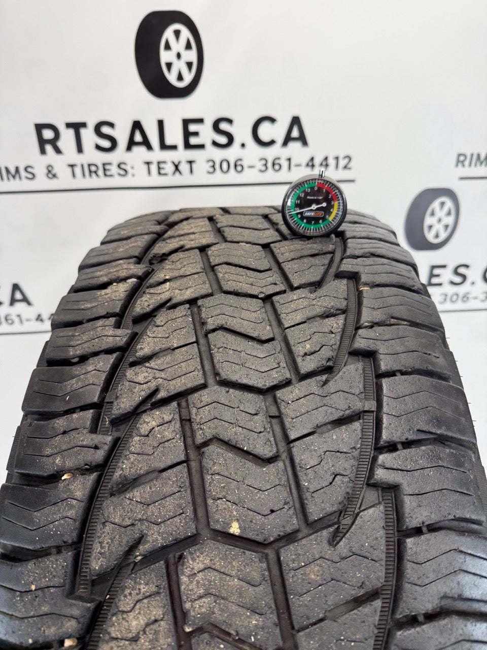 LT 35x12.5x20 Hercules Tires on 20" Rims 8x165 (Used)