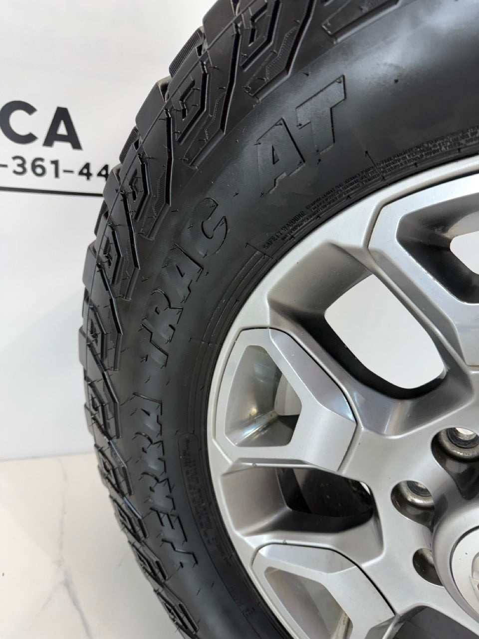 LT 35x12.5x20 Hercules Tires on 20" Rims 8x165 (Used)