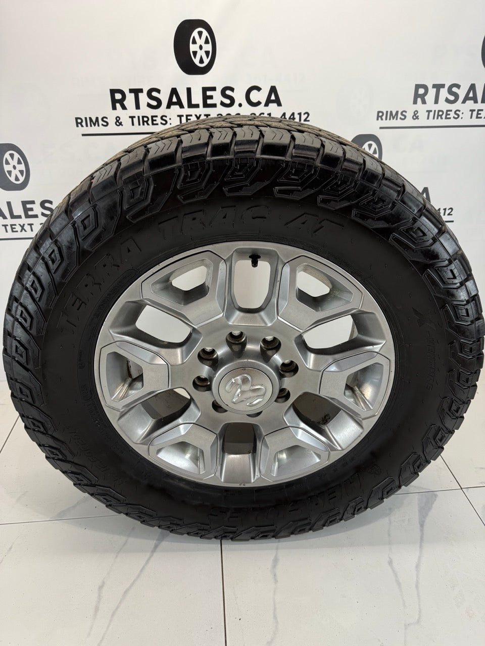 LT 35x12.5x20 Hercules Tires on 20" Rims 8x165 (Used)