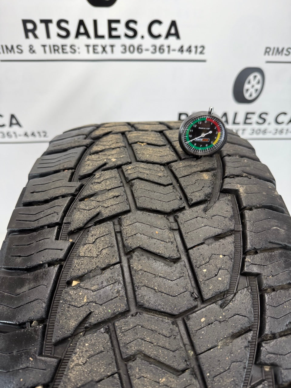 LT 35x12.5x20 Hercules Tires on 20" Rims 8x165 (Used)