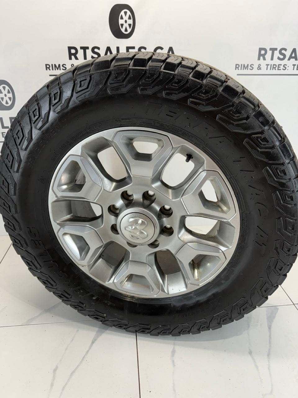 LT 35x12.5x20 Hercules Tires on 20" Rims 8x165 (Used)