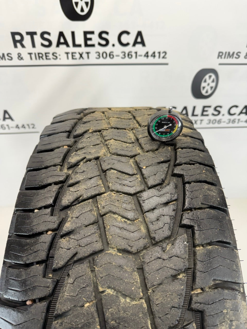 LT 35x12.5x20 Hercules Tires on 20" Rims 8x165 (Used)
