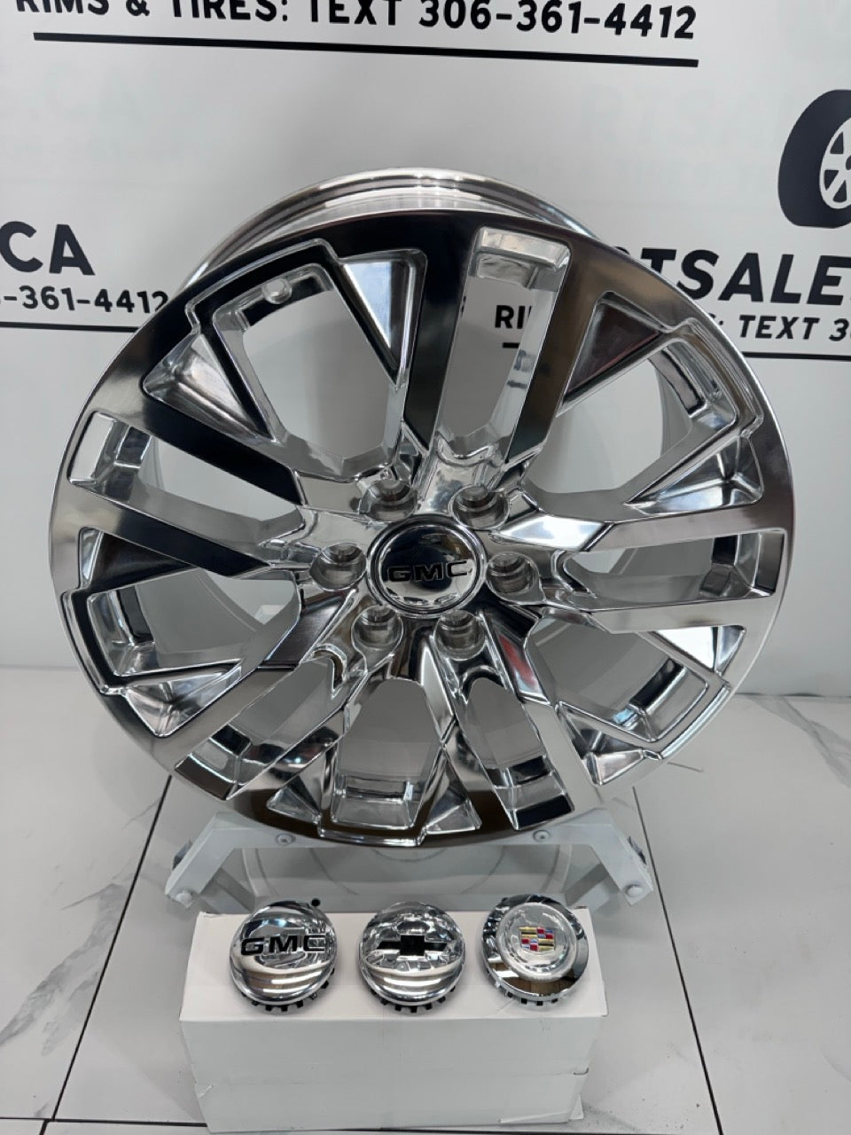 20x9 GM Denali Polished Replica Rims 6x139.7