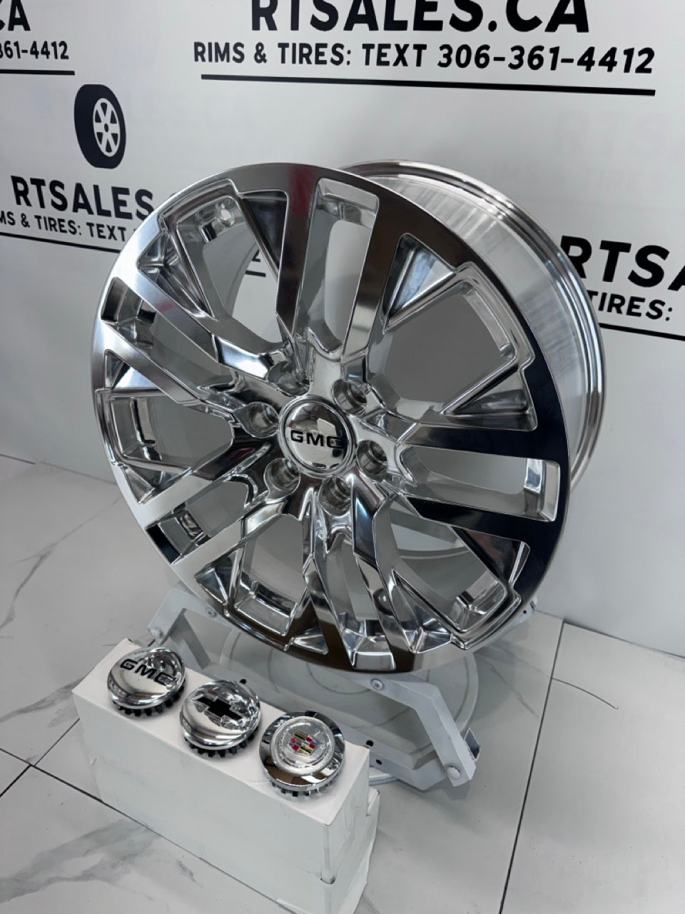 20x9 GM Denali Polished Replica Rims 6x139.7