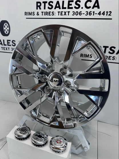 20x9 GM Denali Polished Replica Rims 6x139.7