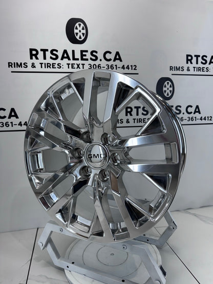 20x9 GM Denali Polished Replica Rims 6x139.7