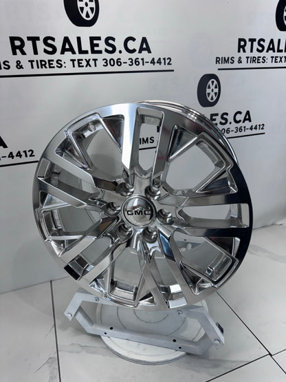 20x9 GM Denali Polished Replica Rims 6x139.7