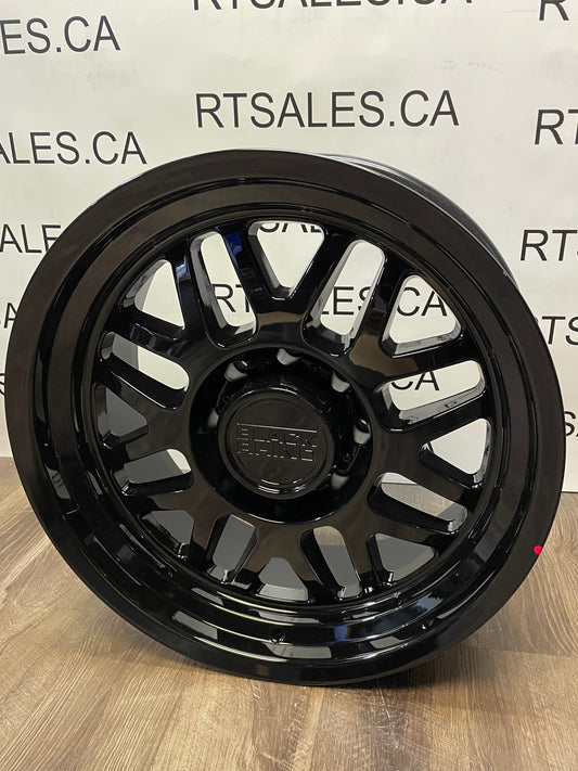 20x9.5 Black Rhino Delta Rims 8x165