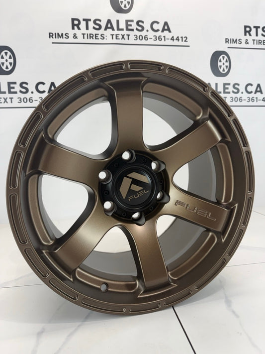 17x9 Fuel Rush Rims 6x139.7