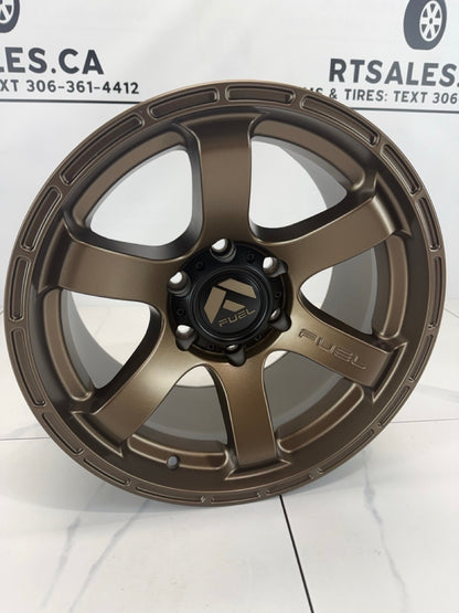 17x9 Fuel Rush Rims 6x139.7