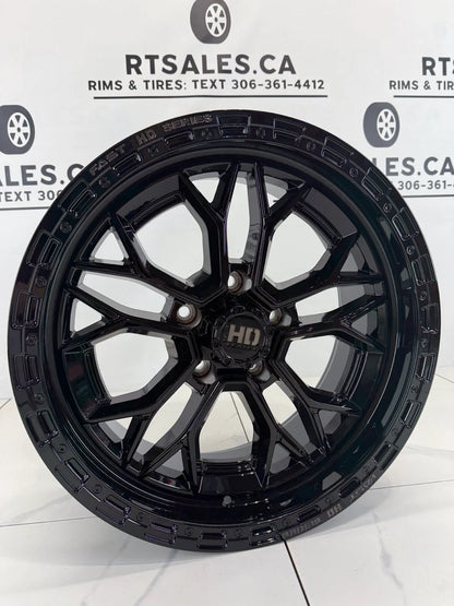 5x127 Black Fast Muramasa Rims – 17" 20" & 22"