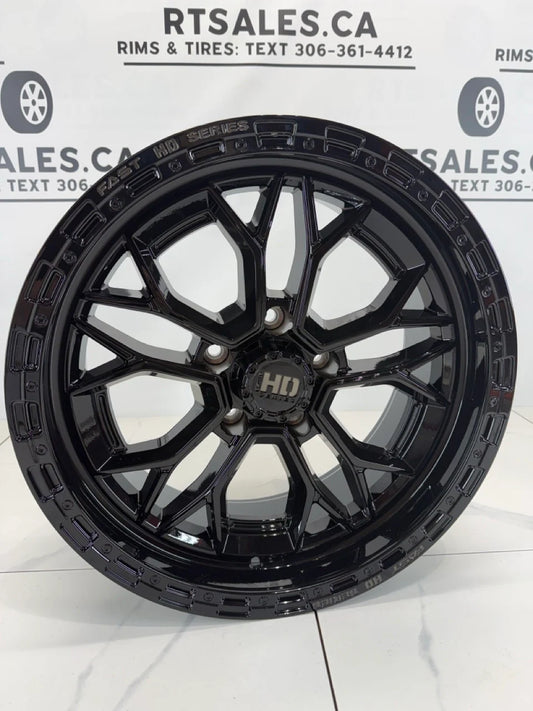 5x127 Black Fast Muramasa Rims – 17" 20" & 22"